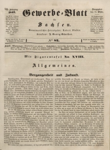 Gewerbe-Blatt für Sachsen. Jahrg. VII, 14. Oktober, nr 82.