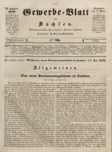 Gewerbe-Blatt für Sachsen. Jahrg. VII, 18. Oktober, nr 83.
