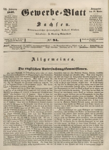 Gewerbe-Blatt für Sachsen. Jahrg. VII, 26. November, nr 94.