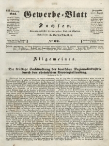 Gewerbe-Blatt für Sachsen. Jahrg. VIII, 4. August, nr 62.