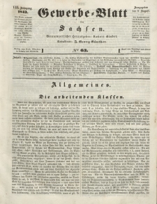 Gewerbe-Blatt für Sachsen. Jahrg. VIII, 8. August, nr 63.