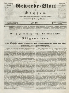 Gewerbe-Blatt für Sachsen. Jahrg. VIII, 25. August, nr 68.