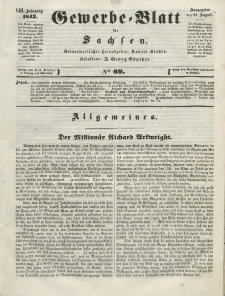 Gewerbe-Blatt für Sachsen. Jahrg. VIII, 29. August, nr 69.