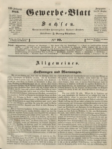 Gewerbe-Blatt für Sachsen. Jahrg. VIII, 26. September, nr 77.