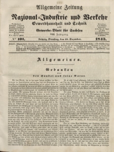 Gewerbe-Blatt für Sachsen. Jahrg. VIII, Dienstag, 19. Dezember, nr 101.