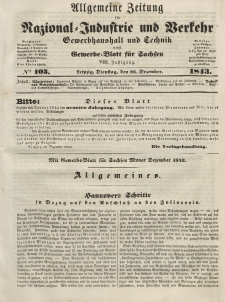 Gewerbe-Blatt für Sachsen. Jahrg. VIII, Dienstag, 26. Dezember, nr 103.