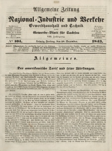Gewerbe-Blatt für Sachsen. Jahrg. VIII, Freitag, 29. Dezember, nr 104.