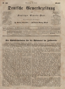 Deutsche Gewerbezeitung und Sächsisches Gewerbeblatt, Jahrg. X. Dienstag, 22. Juli, nr 58.