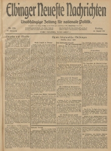 Elbinger Neueste Nachrichten, Nr. 236 Freitag 29 August 1913 65. Jahrgang