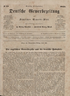 Deutsche Gewerbezeitung und Sächsisches Gewerbeblatt, Jahrg. X. Dienstag, 16. September, nr 74.