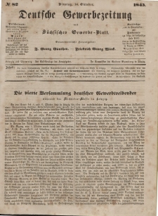 Deutsche Gewerbezeitung und Sächsisches Gewerbeblatt, Jahrg. X. Dienstag, 14. Oktober, nr 82.