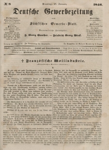 Deutsche Gewerbezeitung und Sächsisches Gewerbeblatt, 1846, Jahrg. XI, nr 9.