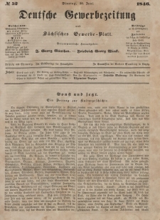 Deutsche Gewerbezeitung und Sächsisches Gewerbeblatt, 1846, Jahrg. XI, nr 52.