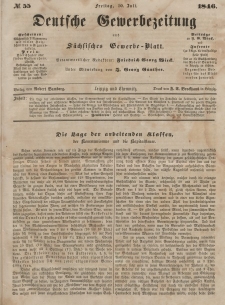 Deutsche Gewerbezeitung und Sächsisches Gewerbeblatt, Jahrg. XI. Freitag, 10. Juli, nr 55.