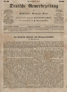 Deutsche Gewerbezeitung und Sächsisches Gewerbeblatt, Jahrg. XI. Dienstag, 14. Juli, nr 56.