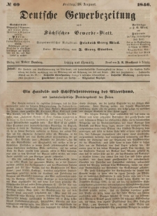 Deutsche Gewerbezeitung und Sächsisches Gewerbeblatt, Jahrg. XI. Freitag, 28. August, nr 69.