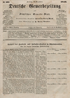 Deutsche Gewerbezeitung und Sächsisches Gewerbeblatt, Jahrg. XI. Freitag, 18. Dezember, nr 101.