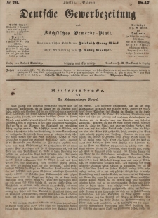 Deutsche Gewerbezeitung und Sächsisches Gewerbeblatt, Jahrg. XII, Freitag, 1. Oktober, nr 79.
