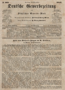 Deutsche Gewerbezeitung und Sächsisches Gewerbeblatt, Jahrg. XII, Freitag, 24. Dezember, nr 103.