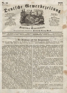 Deutsche Gewerbezeitung und Sächsisches Gewerbeblatt, Jahrg. XIV, Freitag, 6. Juli, nr 54.
