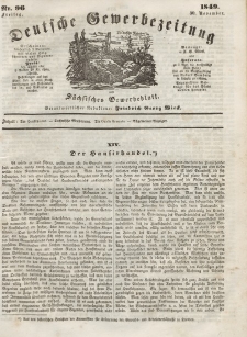 Deutsche Gewerbezeitung und Sächsisches Gewerbeblatt, Jahrg. XIV, Freitag, 30. November, nr 96.