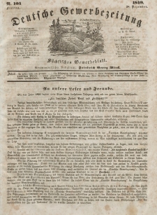 Deutsche Gewerbezeitung und Sächsisches Gewerbeblatt, Jahrg. XIV, Freitag, 28. Dezember, nr 104.