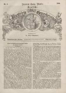 Deutsche Gewerbezeitung und Sächsisches Gewerbeblatt, 1864, Jahrg. XXIX, nr 5.