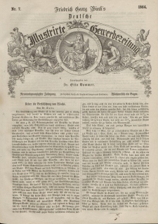 Deutsche Gewerbezeitung und Sächsisches Gewerbeblatt, 1864, Jahrg. XXIX, nr 7.
