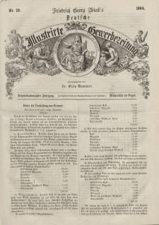 Deutsche Gewerbezeitung und Sächsisches Gewerbeblatt, 1864, Jahrg. XXIX, nr 10.