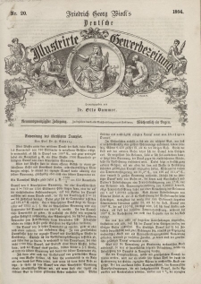 Deutsche Gewerbezeitung und Sächsisches Gewerbeblatt, 1864, Jahrg. XXIX, nr 20.
