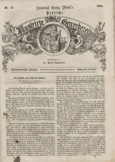 Deutsche Gewerbezeitung und Sächsisches Gewerbeblatt, 1864, Jahrg. XXIX, nr 27.