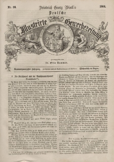 Deutsche Gewerbezeitung und Sächsisches Gewerbeblatt, 1864, Jahrg. XXIX, nr 38.