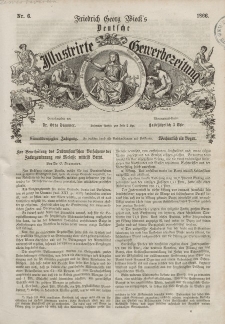 Deutsche Illustrirte Gewerbezeitung, 1866. Jahrg. XXXI, nr 6.