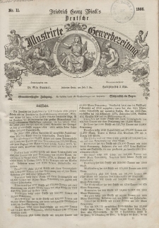Deutsche Illustrirte Gewerbezeitung, 1866. Jahrg. XXXI, nr 11.