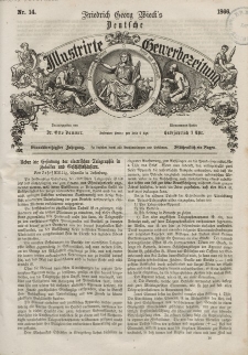 Deutsche Illustrirte Gewerbezeitung, 1866. Jahrg. XXXI, nr 14.