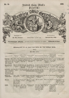 Deutsche Illustrirte Gewerbezeitung, 1866. Jahrg. XXXI, nr 15.