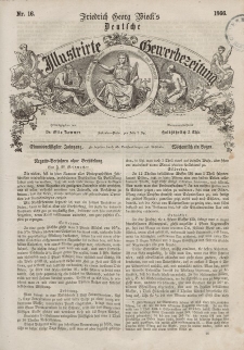 Deutsche Illustrirte Gewerbezeitung, 1866. Jahrg. XXXI, nr 16.
