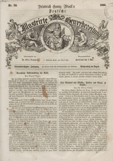 Deutsche Illustrirte Gewerbezeitung, 1866. Jahrg. XXXI, nr 20.
