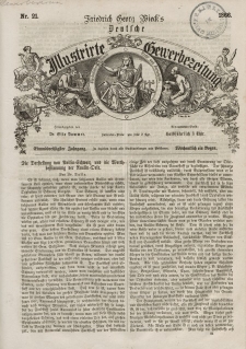 Deutsche Illustrirte Gewerbezeitung, 1866. Jahrg. XXXI, nr 21.