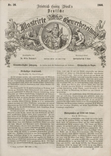 Deutsche Illustrirte Gewerbezeitung, 1866. Jahrg. XXXI, nr 26.