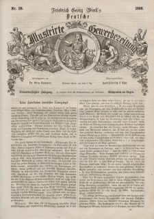 Deutsche Illustrirte Gewerbezeitung, 1866. Jahrg. XXXI, nr 28.