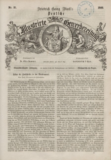 Deutsche Illustrirte Gewerbezeitung, 1866. Jahrg. XXXI, nr 31.