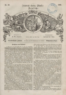 Deutsche Illustrirte Gewerbezeitung, 1866. Jahrg. XXXI, nr 32.