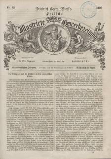 Deutsche Illustrirte Gewerbezeitung, 1866. Jahrg. XXXI, nr 33.
