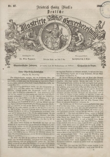 Deutsche Illustrirte Gewerbezeitung, 1866. Jahrg. XXXI, nr 37.