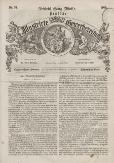 Deutsche Illustrirte Gewerbezeitung, 1866. Jahrg. XXXI, nr 38.