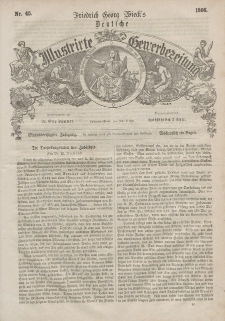 Deutsche Illustrirte Gewerbezeitung, 1866. Jahrg. XXXI, nr 45.