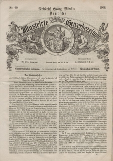 Deutsche Illustrirte Gewerbezeitung, 1866. Jahrg. XXXI, nr 49.