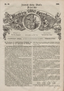 Deutsche Illustrirte Gewerbezeitung, 1866. Jahrg. XXXI, nr 50.