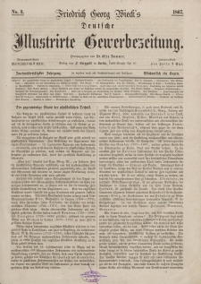 Deutsche Illustrirte Gewerbezeitung, 1867. Jahrg. XXXII, nr 3.